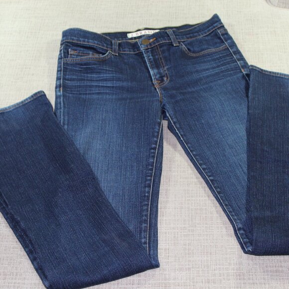 J Brand Size 28  Ink Mid Rise Boot Cut Jeans - LIKE NEW - Picture 1 of 8